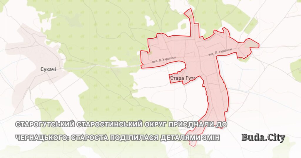 Старогутський старостинський округ приєднали до Чернацького: староста поділилася деталями змін